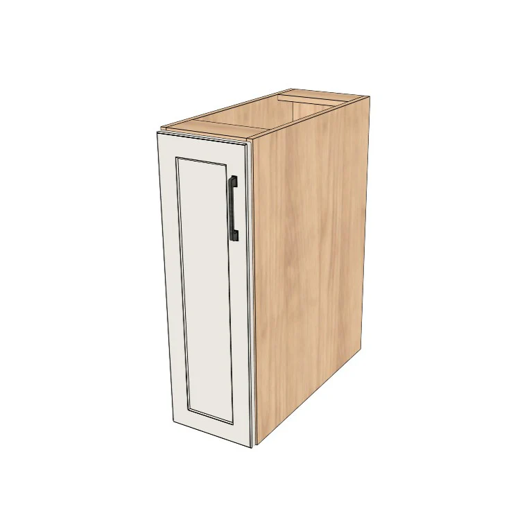 10" Wide Base Cabinet - (Ply Wood Boxes - Painted Doors)