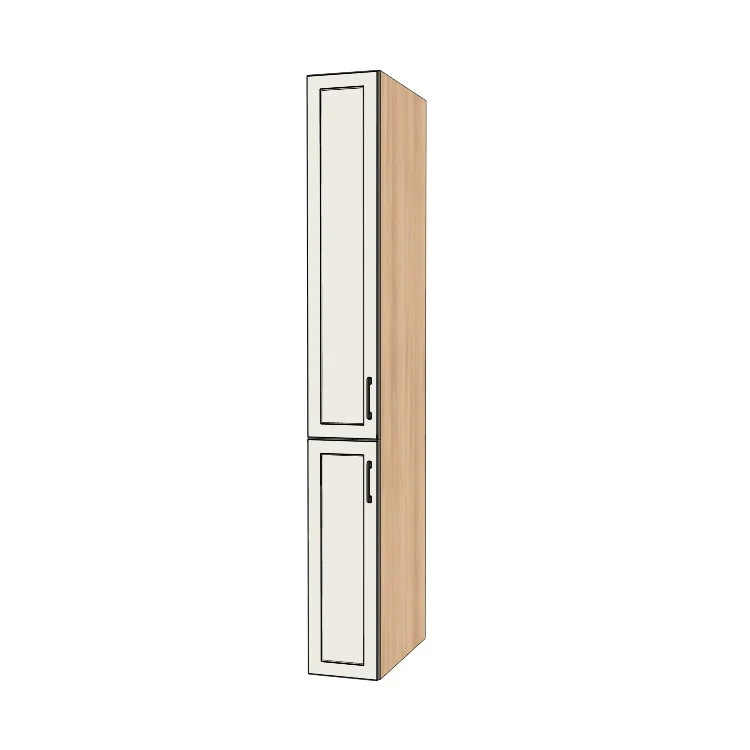 11" Wide Tall Pantry Cabinet - (Ply Wood Boxes - Painted Doors) 24 D