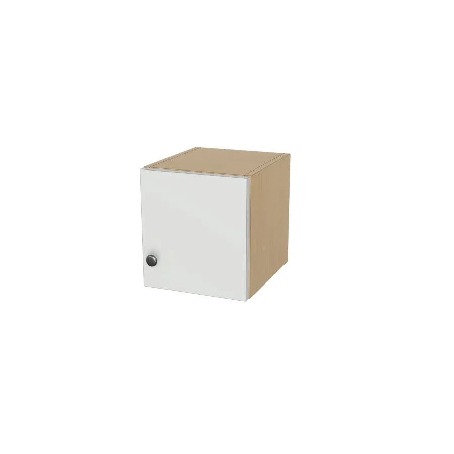 11" Wide x 12" High Wall Cabinet - (Ply Wood Boxes - Flat Panel Doors)