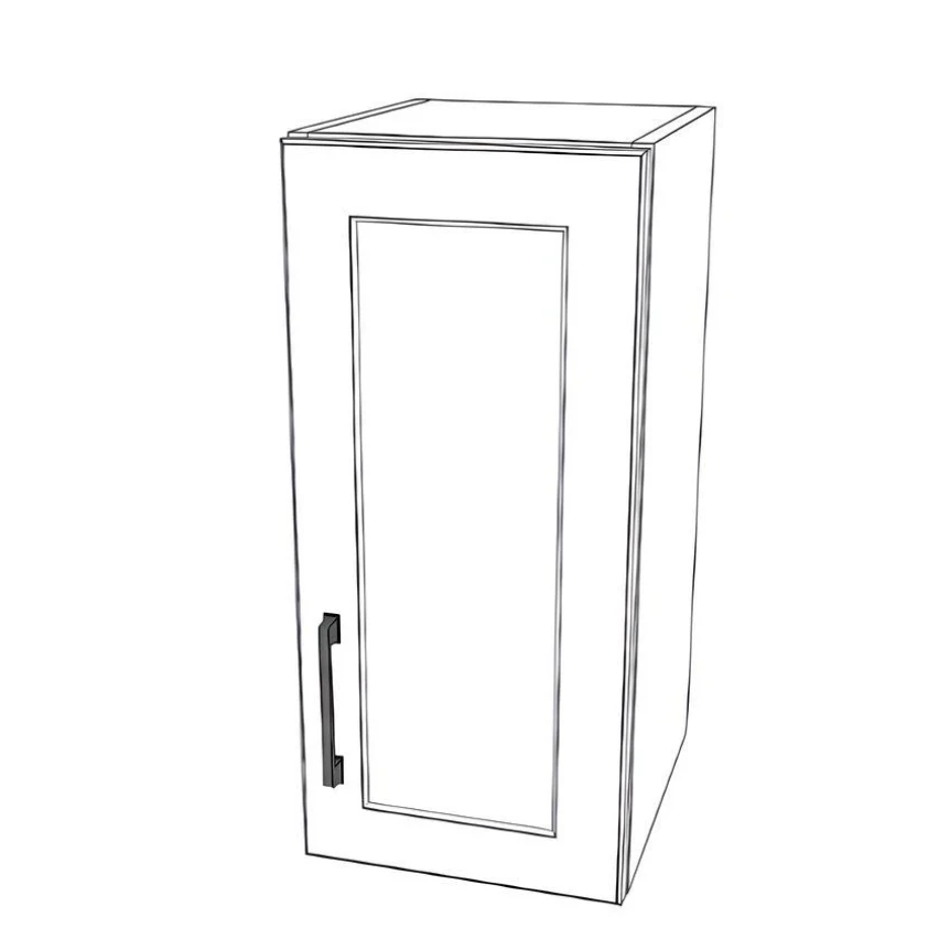 11" Wide x 24" High Wall Cabinet - Thermofoil Doors