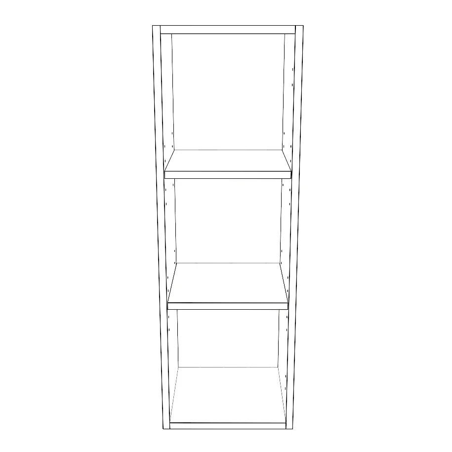 12" Wide x 36" High Wall Cabinet - Painted Doors - Image 2