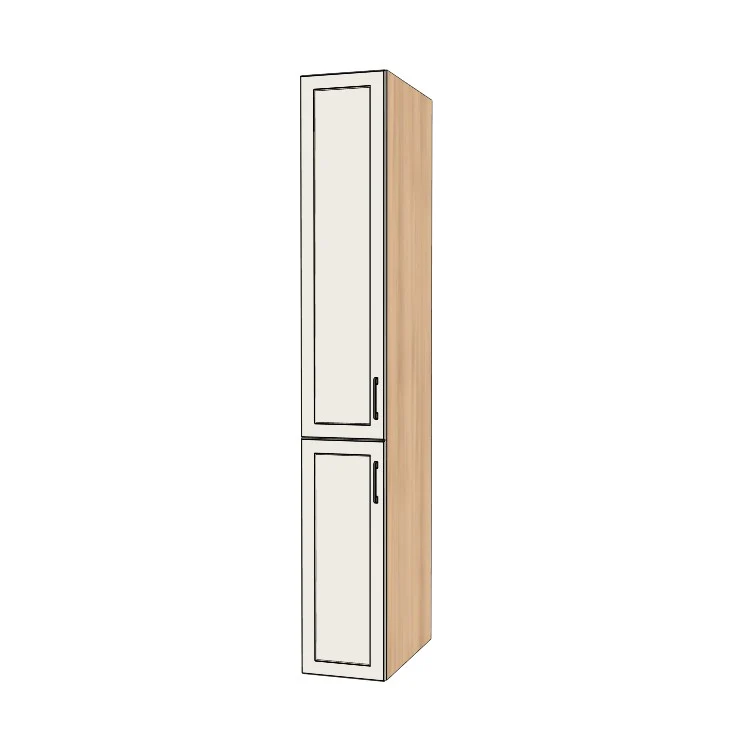 13" Wide Tall Pantry Cabinet - (Ply Wood Boxes - Painted Doors) 24 D
