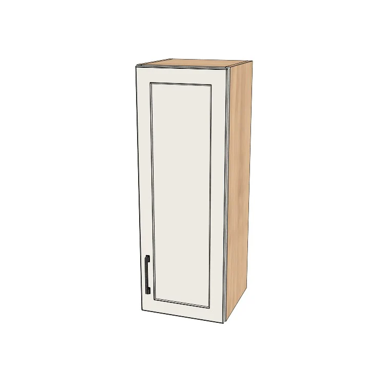 13" Wide x 36" High Wall Cabinet - (Ply Wood Boxes - Thermofoil Doors)