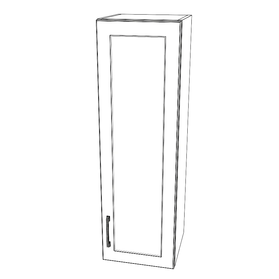 13" Wide x 42" High Wall Cabinet - Thermofoil Doors