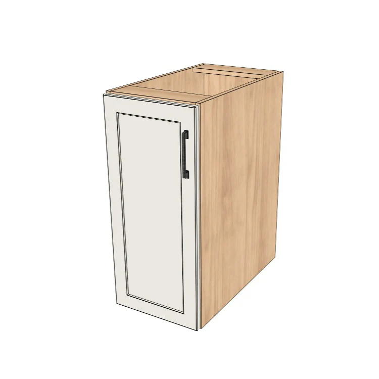 14" Wide Base Cabinet - (Ply Wood Boxes - Painted Doors)