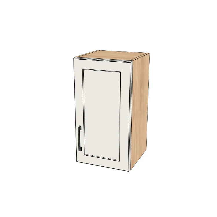 14" Wide x 24" High Wall Cabinet - (Ply Wood Boxes - Thermofoil Doors)