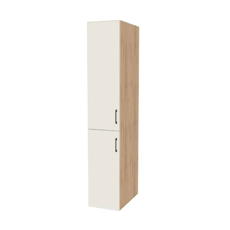 15" Wide Tall Pantry Cabinet - (Ply Wood Boxes - Flat Panel Doors) 24 D
