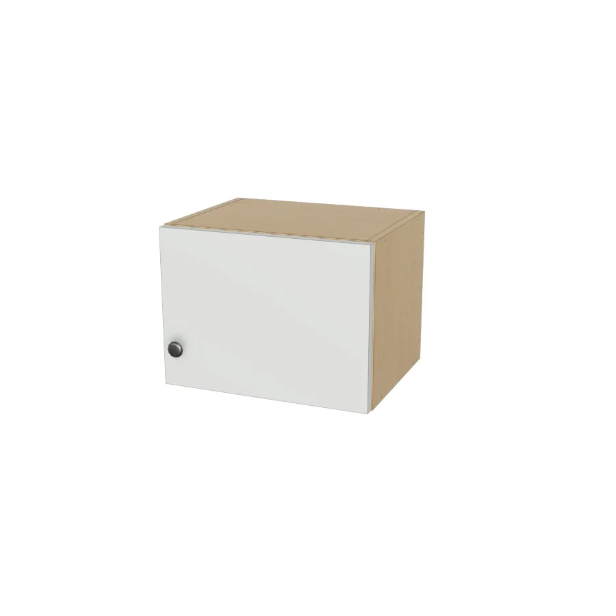 16" Wide x 12" High Wall Cabinet - (Hardrock Maple Boxes - Flat Panel Doors)