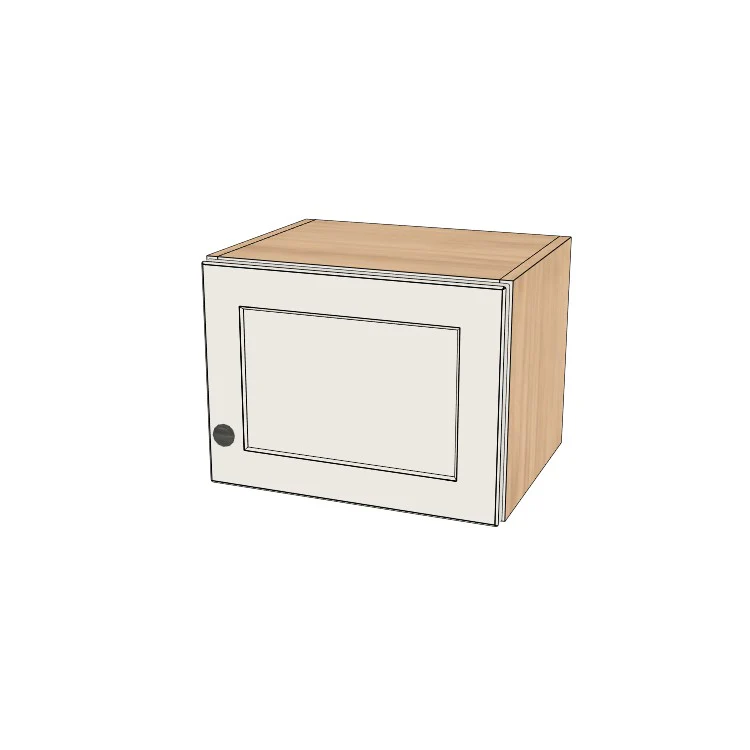 16" Wide x 12" High Wall Cabinet - (Hardrock Maple Boxes - Painted Doors)