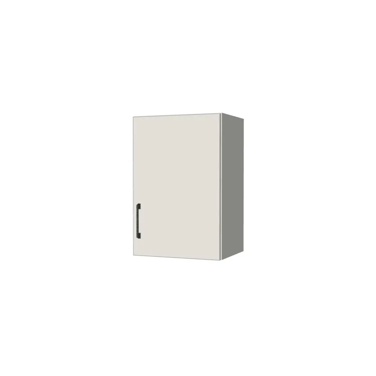 16" Wide x 24" High Wall Cabinet - (White Melamine Boxes - Flat Panel Doors)