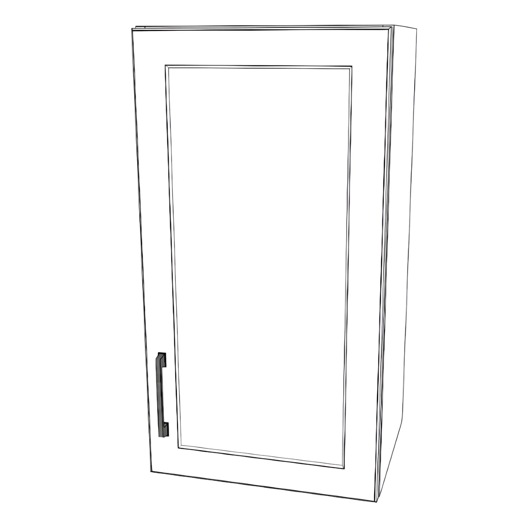 16" Wide x 30" High Wall Cabinet - Painted Doors