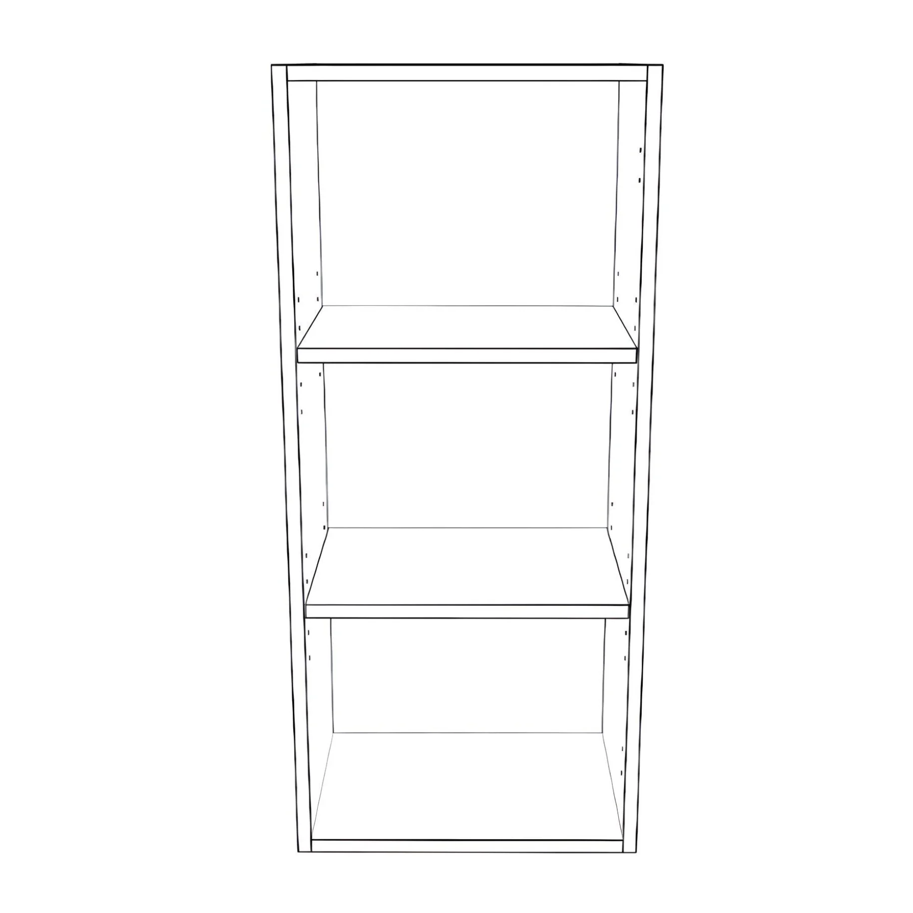 16" Wide x 36" High Wall Cabinet - Thermofoil Doors - Image 2