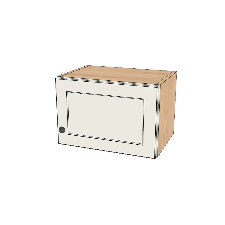 18" Wide x 12" High Wall Cabinet - (Hardrock Maple Boxes - Painted Doors)