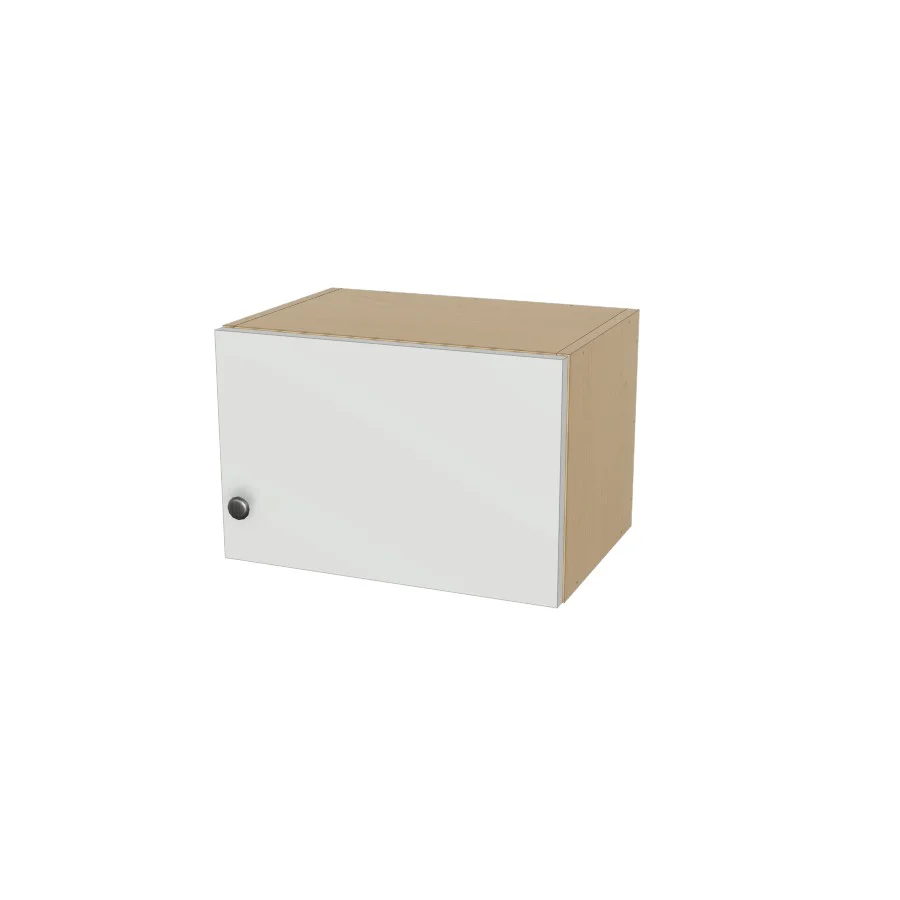 18" Wide x 12" High Wall Cabinet - (Ply Wood Boxes - Flat Panel Doors)