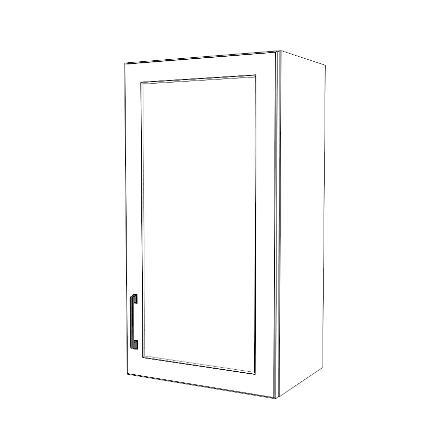 18" Wide x 34" High Wall Cabinet - Thermofoil Doors
