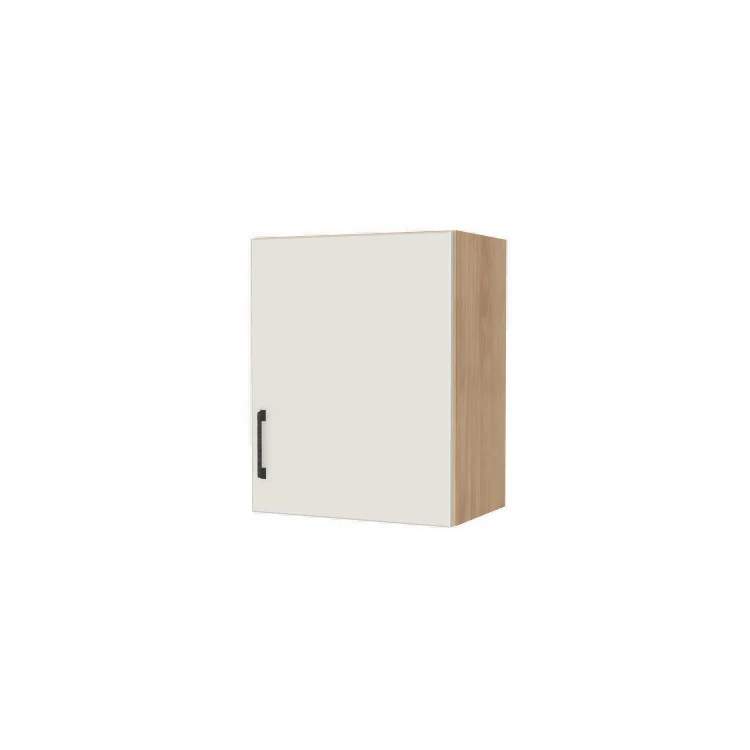 19" Wide x 24" High Wall Cabinet - (Hardrock Maple Melamine Boxes - Flat Panel Doors)