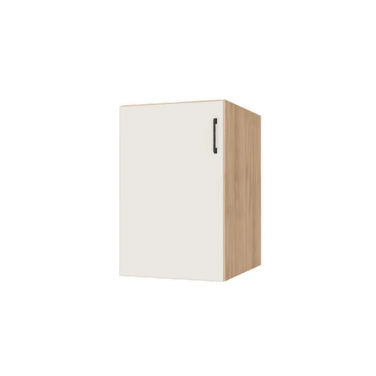 20" Wide Base Cabinet - (Hardrock Maple Melamine Boxes - Flat Panel Doors)