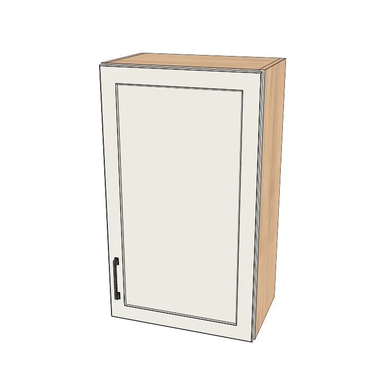 20" Wide x 34" High Wall Cabinet - (Hardrock Maple Melamine Boxes - Thermofoil Doors)