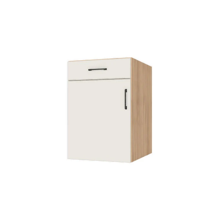 21" Wide Base Cabinet With Drawer On Top - (Ply Wood Boxes - Flat Panel Doors)