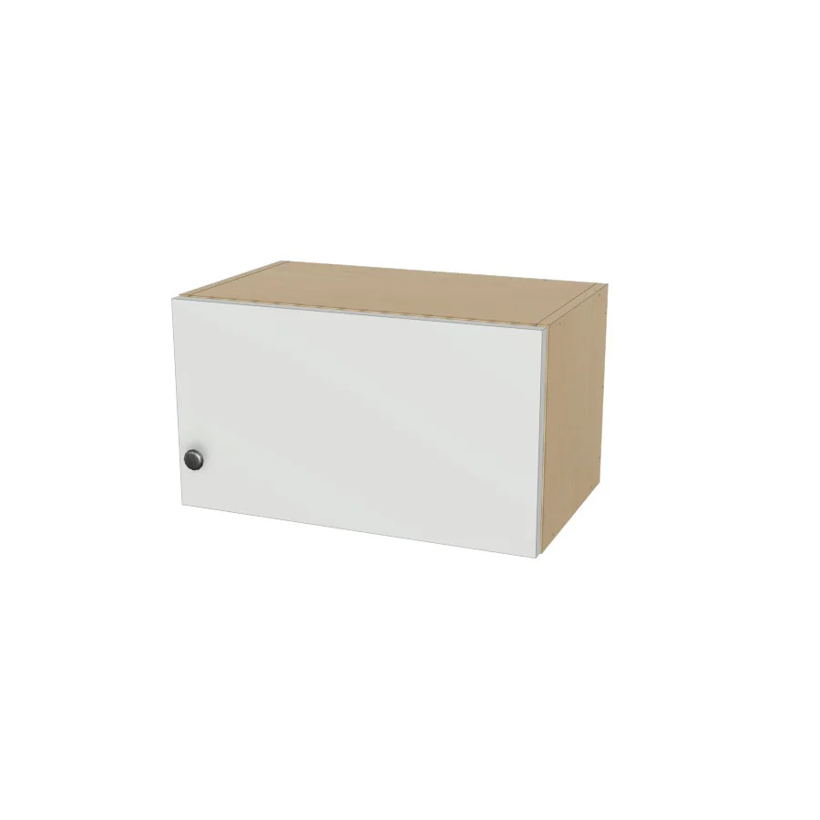 21" Wide x 12" High Wall Cabinet - (Hardrock Maple Boxes - Flat Panel Doors)