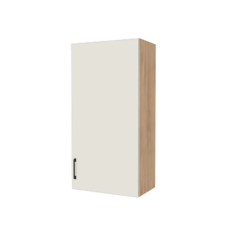21" Wide x 42" High Wall Cabinet - (Hardrock Maple Melamine Boxes - Flat Panel Doors)
