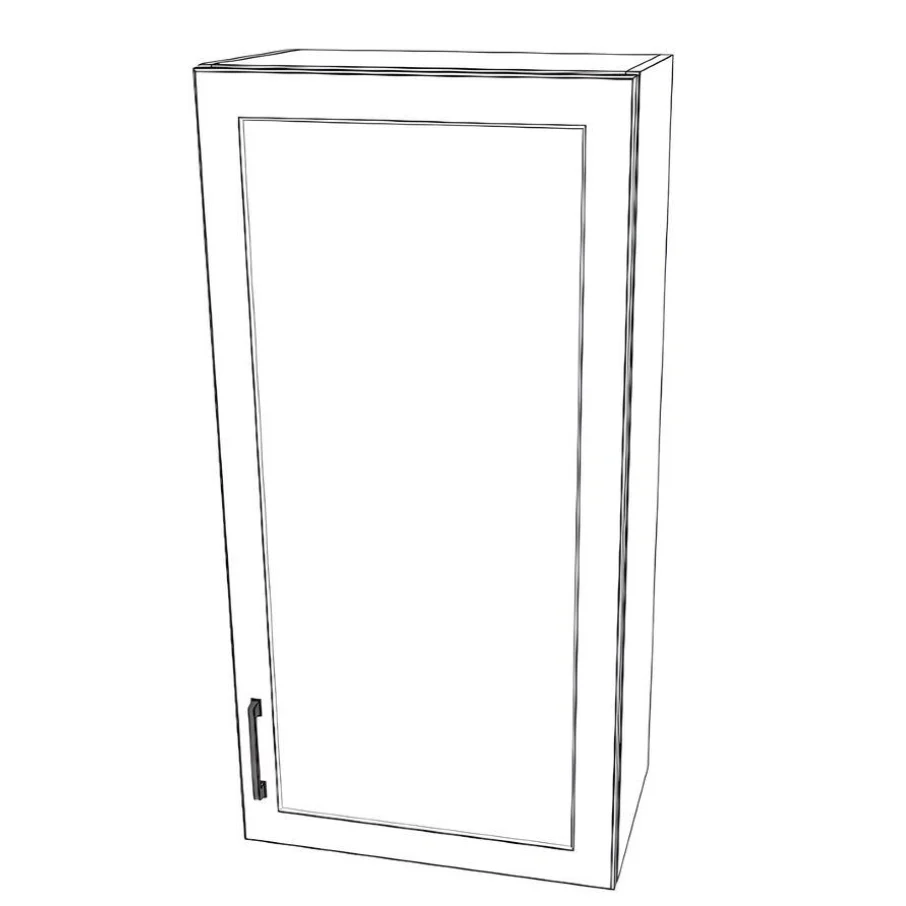 21" Wide x 42" High Wall Cabinet - Painted Doors