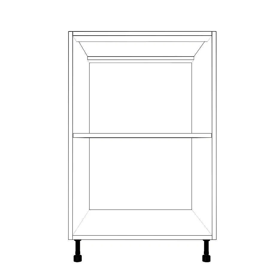 22" Wide Base Cabinet - Painted Doors - Image 2