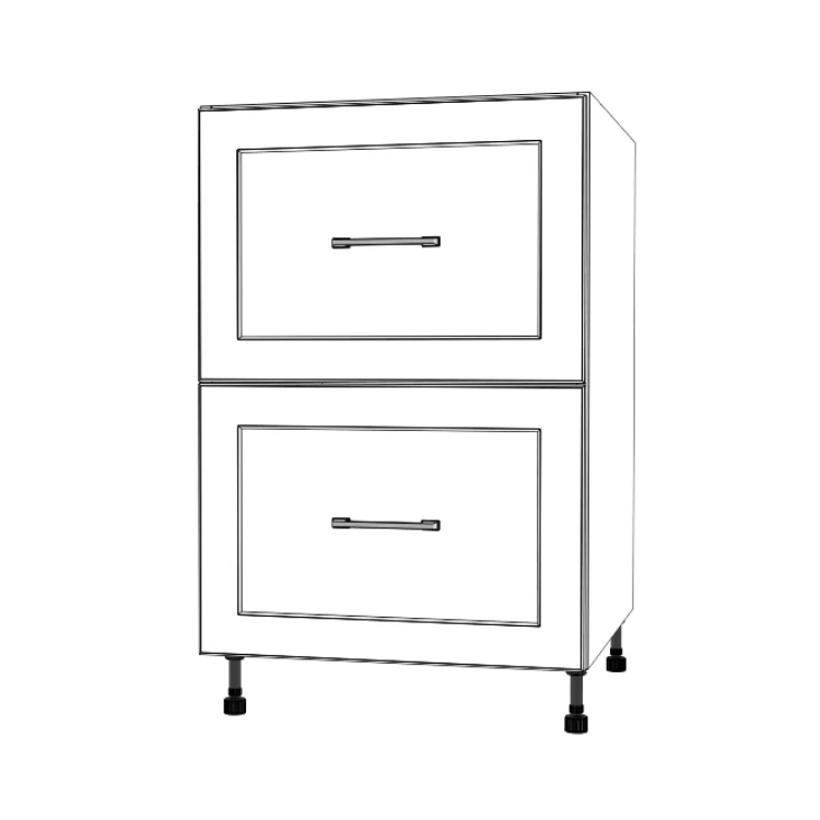 22" Wide Drawer Cabinet - Painted Doors - Image 4