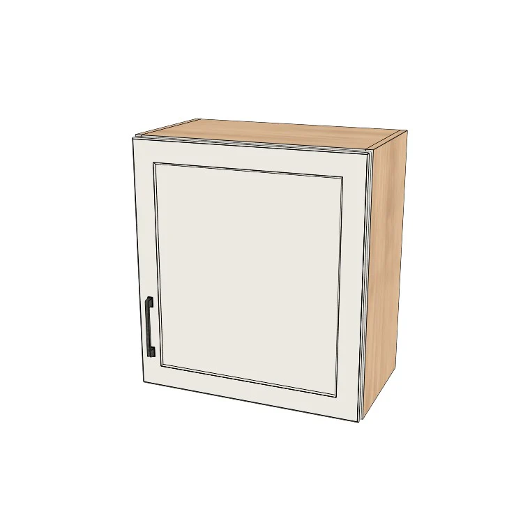 22" Wide x 24" High Wall Cabinet - (Hardrock Maple Melamine Boxes - Thermofoil Doors)