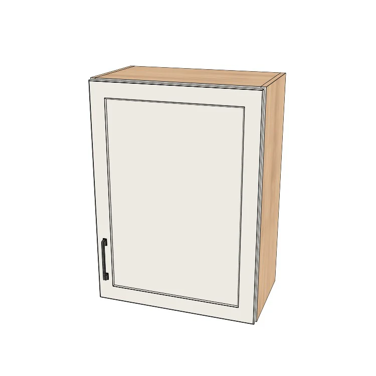 22" Wide x 30" High Wall Cabinet - (Hardrock Maple Melamine Boxes - Painted Doors)