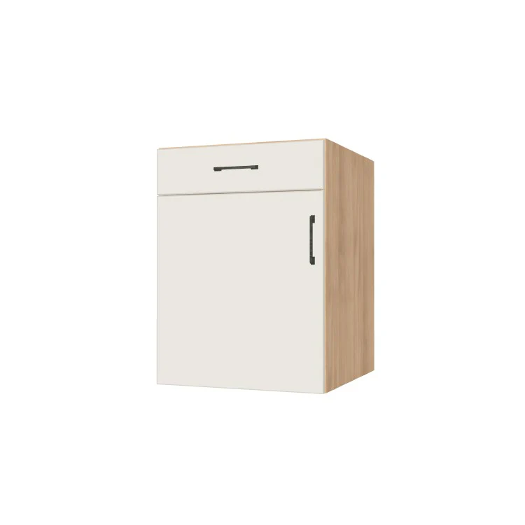 23" Wide Base Cabinet With Drawer On Top - (Ply Wood Boxes - Flat Panel Doors)