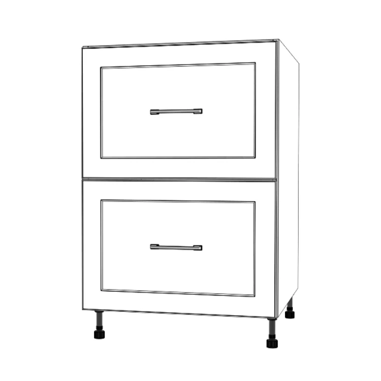 23" Wide Drawer Cabinet - Thermofoil Doors - Image 5