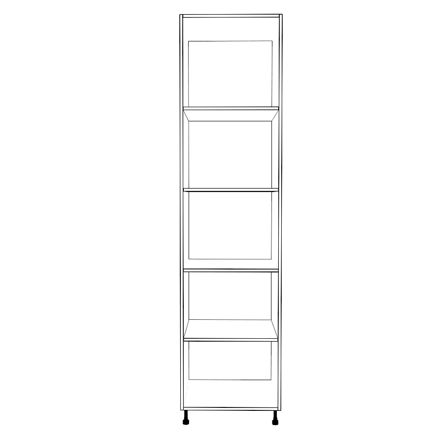 23" Wide Tall Pantry Cabinet - Painted Doors - Image 2