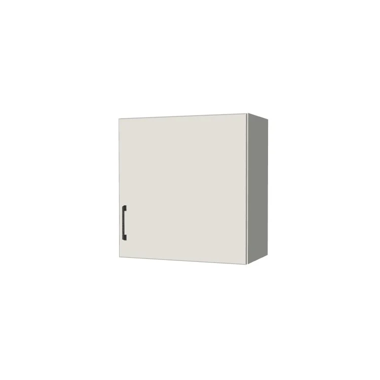 23" Wide x 24" High Wall Cabinet - (White Melamine Boxes - Flat Panel Doors)