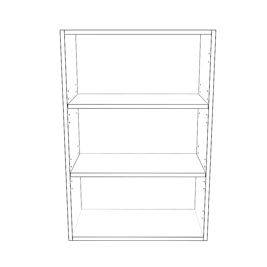 23" Wide x 34" High Wall Cabinet - Painted Doors - Image 2