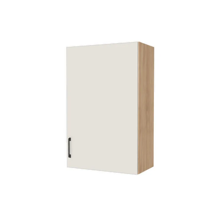 23" Wide x 36" High Wall Cabinet - (Hardrock Maple Melamine Boxes - Flat Panel Doors)