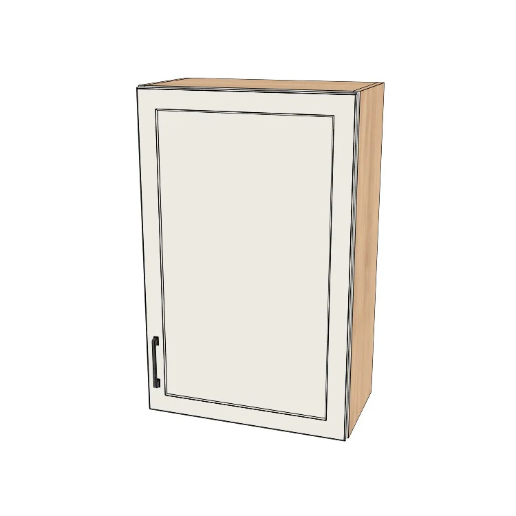 23" Wide x 36" High Wall Cabinet - (Hardrock Maple Melamine Boxes - Thermofoil Doors)