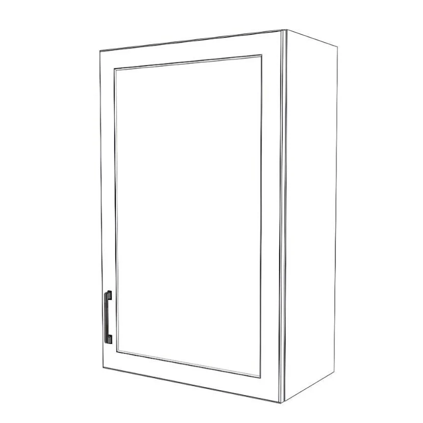 23" Wide x 36" High Wall Cabinet - Painted Doors