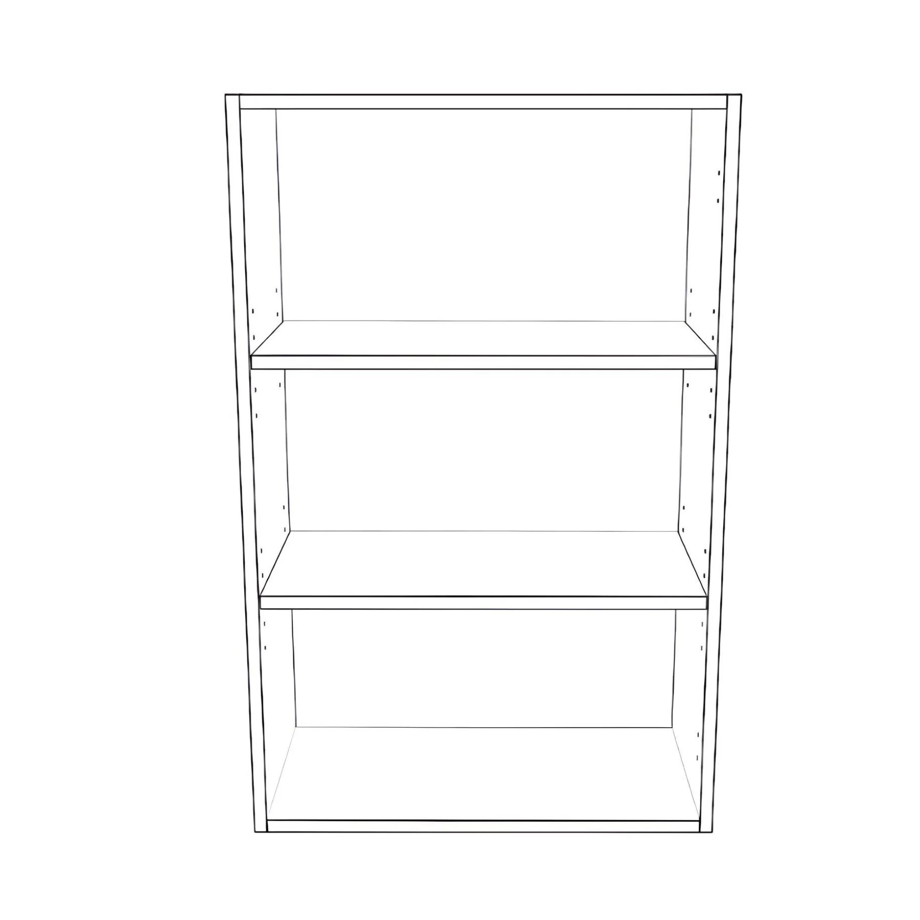 23" Wide x 36" High Wall Cabinet - Painted Doors - Image 2