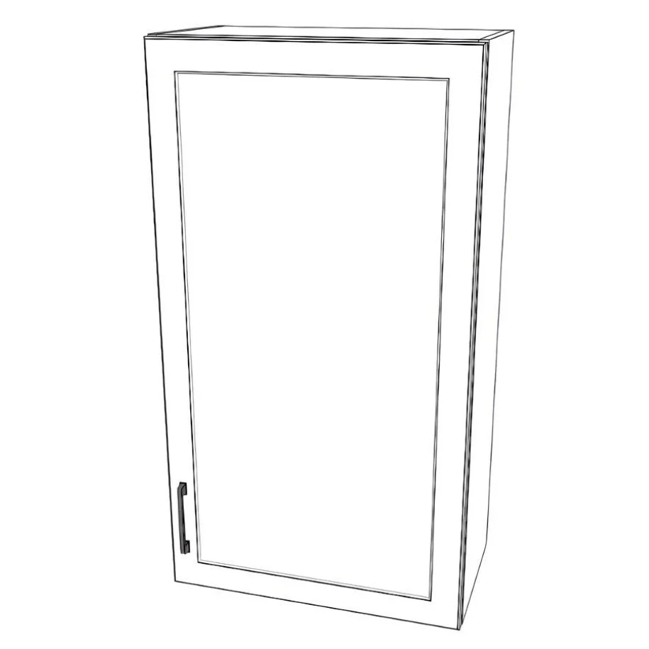 23" Wide x 42" High Wall Cabinet - Thermofoil Doors