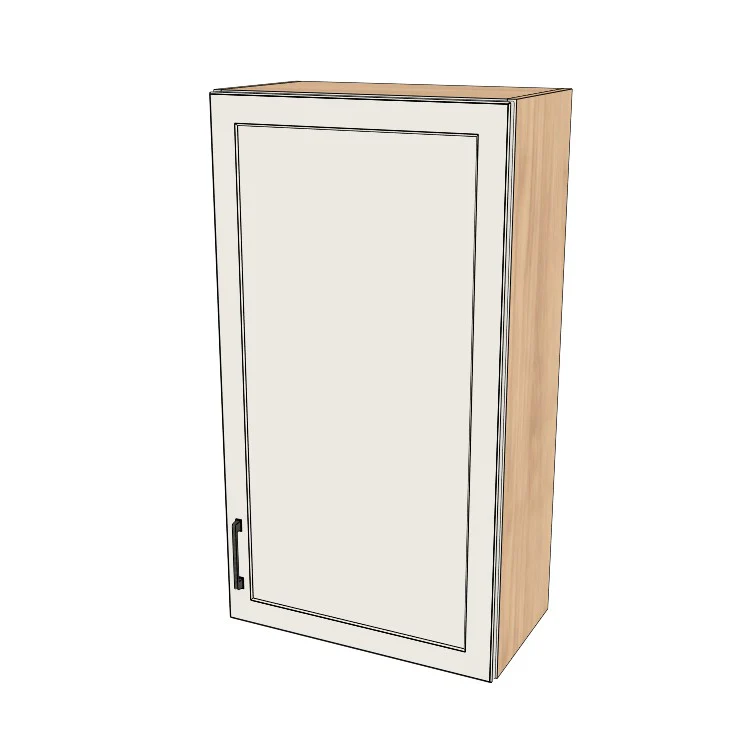 23" Wide x 42" High Wall Cabinet - (Ply Wood Boxes - Thermofoil Doors)