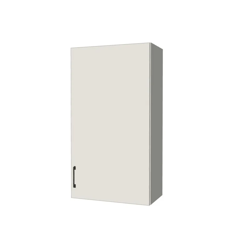 23" Wide x 42" High Wall Cabinet - (White Melamine Boxes - Flat Panel Doors)
