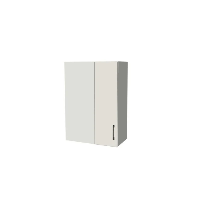 24" Wide 34" High Blind Corner Wall Cabinet - Door on Right/Left Side - (White Melamine Boxes - Flat Panel Doors)