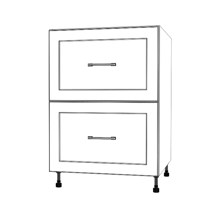 24" Wide Drawer Cabinet - Thermofoil Doors - Image 5