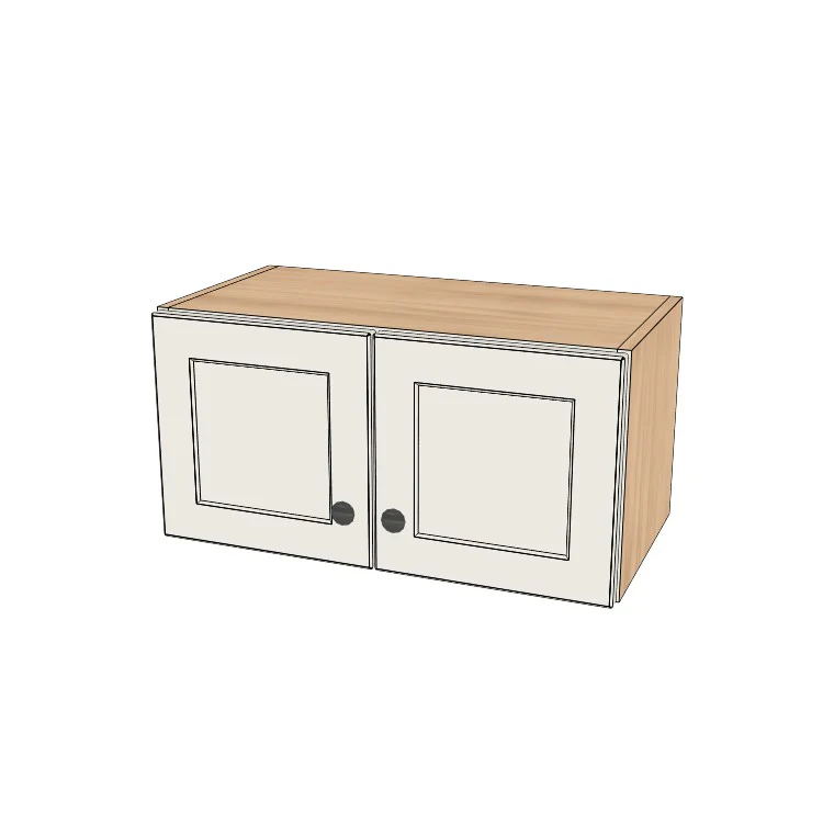 24" Wide x 12" High Wall Cabinet - (Ply Wood Boxes - Painted Doors)