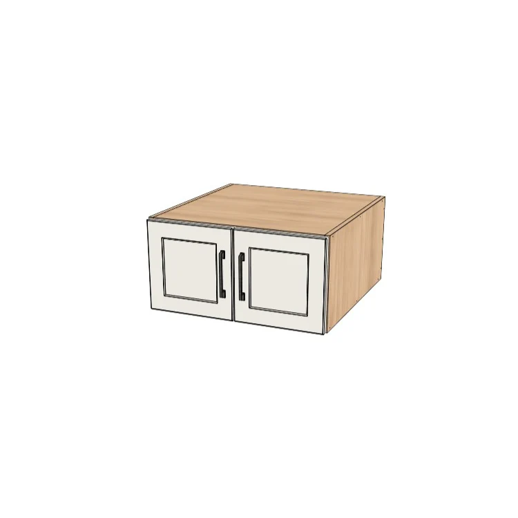 24" Wide x 12" High x 24" Deep Fridge/Stove Cabinet - (Ply Wood Boxes - Painted Doors)