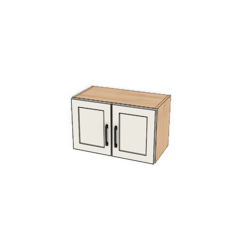 24" Wide x 15" High Fridge/Stove Cabinet - (Ply Wood Boxes - Thermofoil Doors)