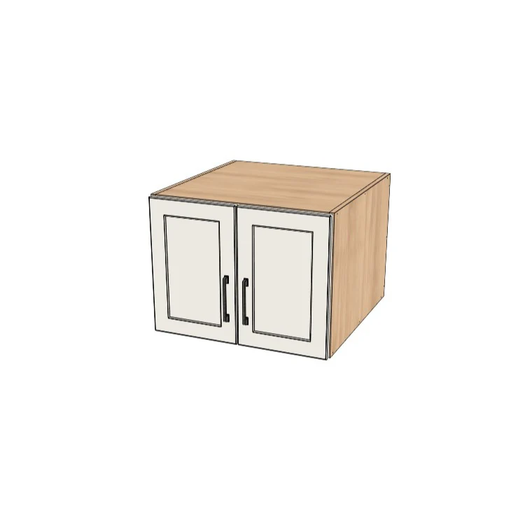 24" Wide x 18" High x 24" Deep Fridge/Stove Cabinet - (Ply Wood Boxes - Thermofoil Doors)