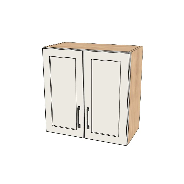 24" Wide x 24" High Wall Cabinet - (Ply Wood Boxes - Painted Doors)