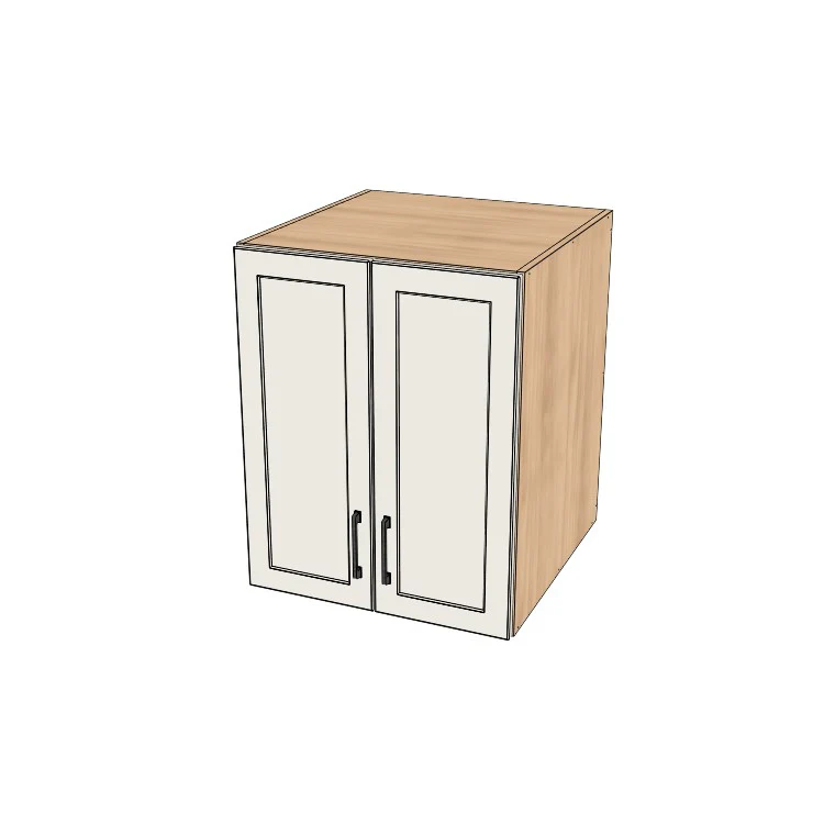 24" Wide x 30" High x 24" Deep Fridge/Stove Cabinet - (Ply Wood Boxes - Thermofoil Doors)
